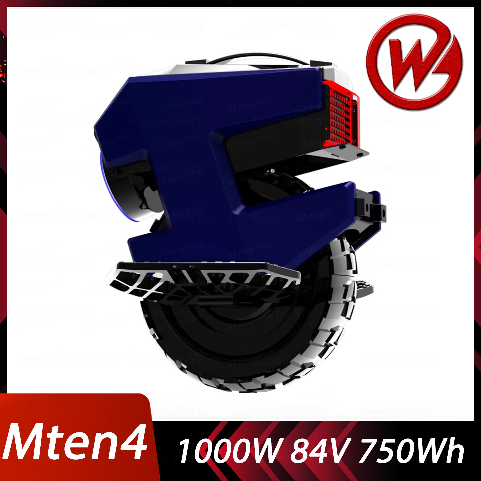 Begode-Mten4 전기 외발자전거, Gotway 신형 모노사이클 84V 750Wh 1000W 스마트 11 인치 휠 Mten 4 전기 모노 휠, 재고 있음